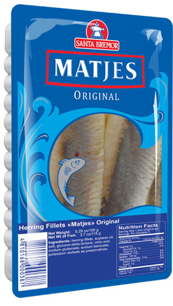 Melanie. MATJES HERRING FILLET ORIGINAL, 150g/5.3oz