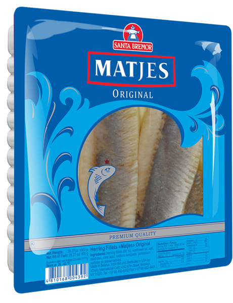 Melanie. MATJES HERRING FILLET ORIGINAL, 1kg/2.2 lb