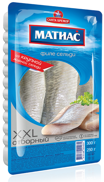 Melanie. MATJES HERRING FILLET XXL, 300G/10.6oz